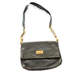 Vintage Tory Burch Large Leather Cross Body Bag